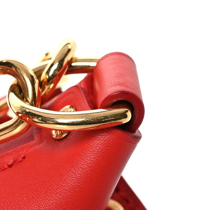 Louis Vuitton Calfskin Nanogram Embossed Loop PM Rouge 12 of 13