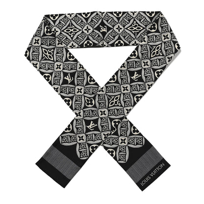 Louis Vuitton Silk Since 1854 Bandeau Gris 1 of 3