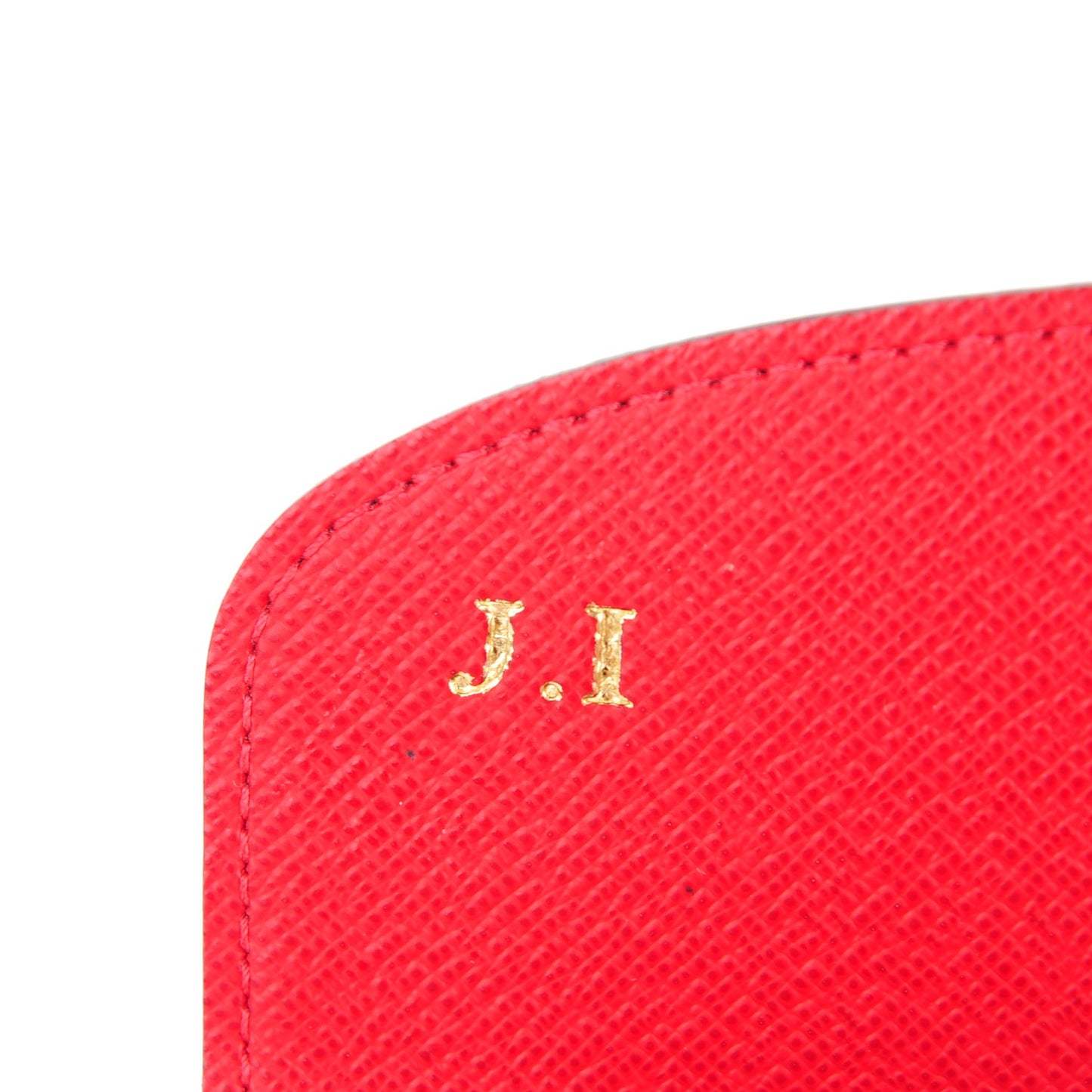 Damier Ebene Emilie Wallet Red