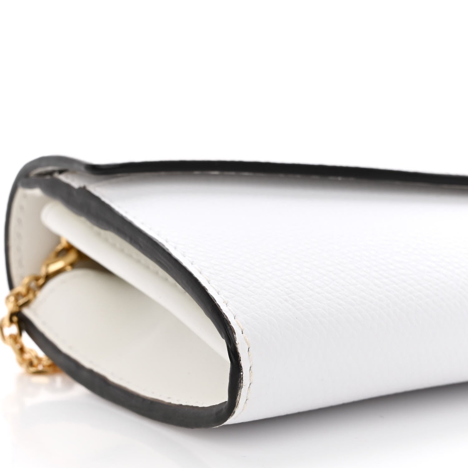 Fendi Vitello Cruise F is Fendi Continental Envelope Wallet on Chain Bianco 9 of 10