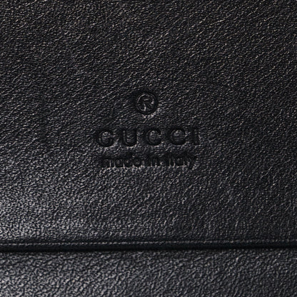 Gucci Calfskin Matelasse GG Marmont Card Case Wallet Black 7 of 13