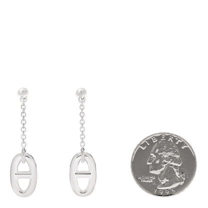 Hermes Sterling Silver Farandole Drop Earrings 2 of 5