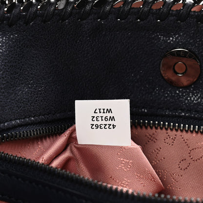 Stella McCartney Shaggy Deer Falabella East West Shopper Tote Navy 7 of 11