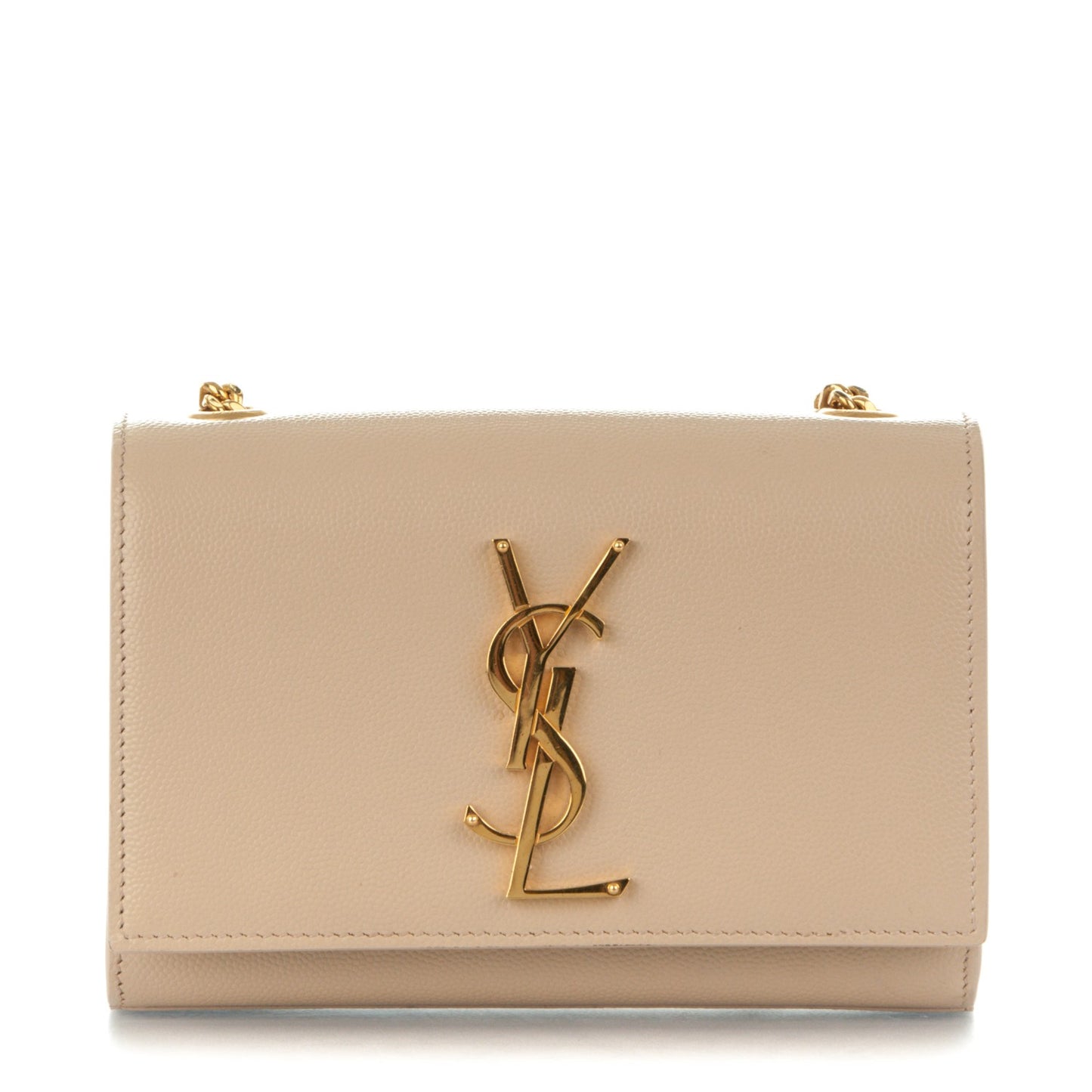 Grain De Poudre Small Monogram Kate Satchel Nude Powder