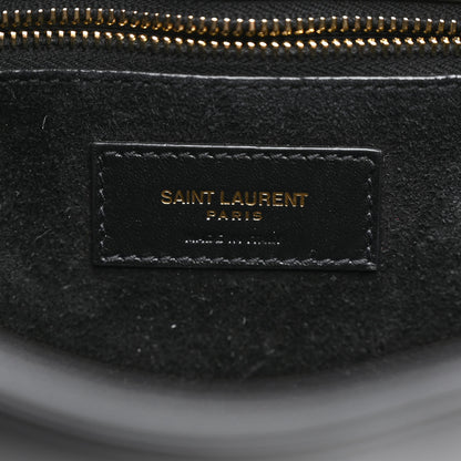 Saint Laurent Smooth Calfskin Le 5 A 7 Hobo Black 5 of 11