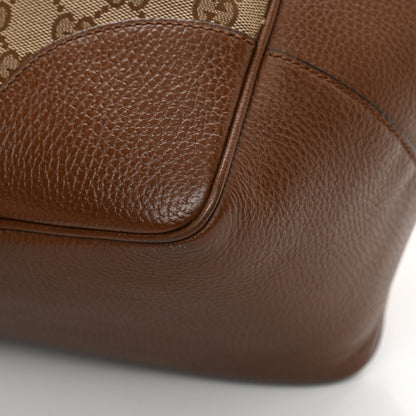 Gucci Monogram Medium Bree Zippered Tote Beige Tabacco 10 of 14