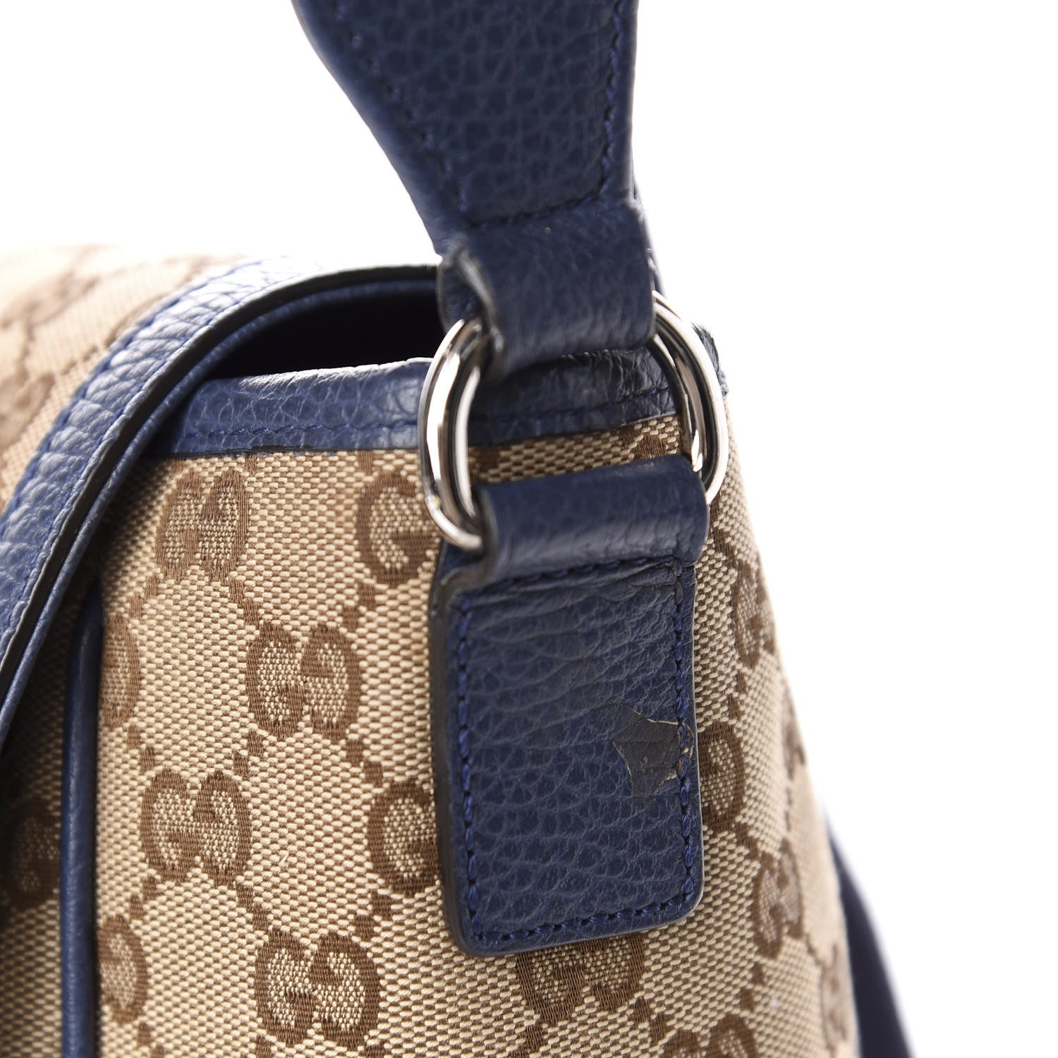 Gucci Monogram Convertible Diaper Bag Blue 11 of 15