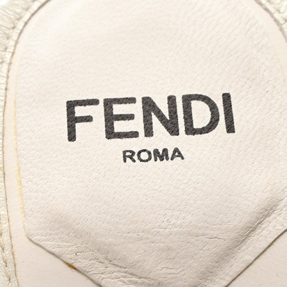 Fendi Vitello Promenade Slingback Sandals 37 White 8 of 9