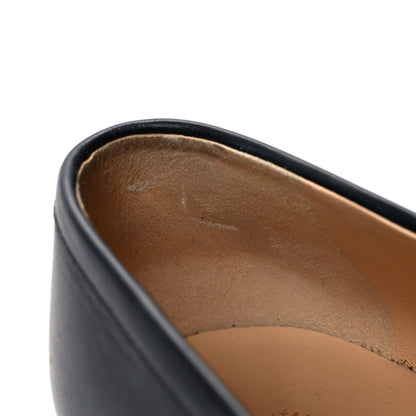 Chanel Calfskin CC Mocassin Loafers 40 Black 9 of 11