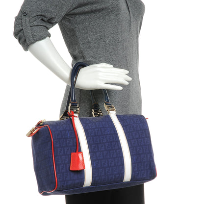 Fendi Zucchino Vitello Forever Boston Blue Bluette Multicolor 2 of 9