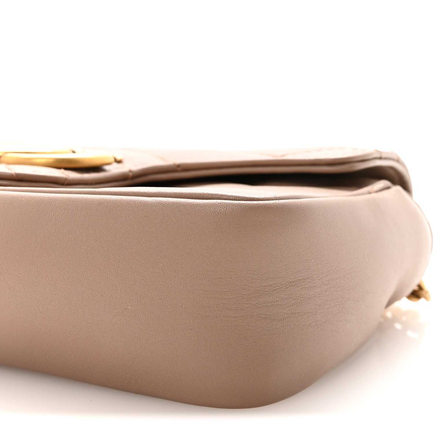 Gucci Calfskin Matelasse Super Mini GG Marmont Shoulder Bag
