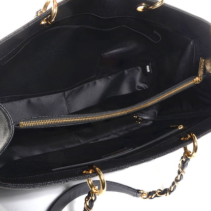 Chanel Caviar XL Grand Shopping Tote GST Black 5 of 7