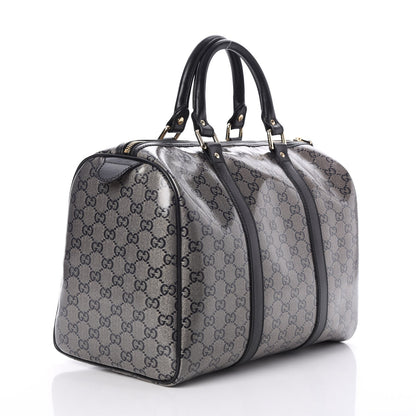 Gucci Crystal Monogram Medium Joy Boston Black 3 of 7