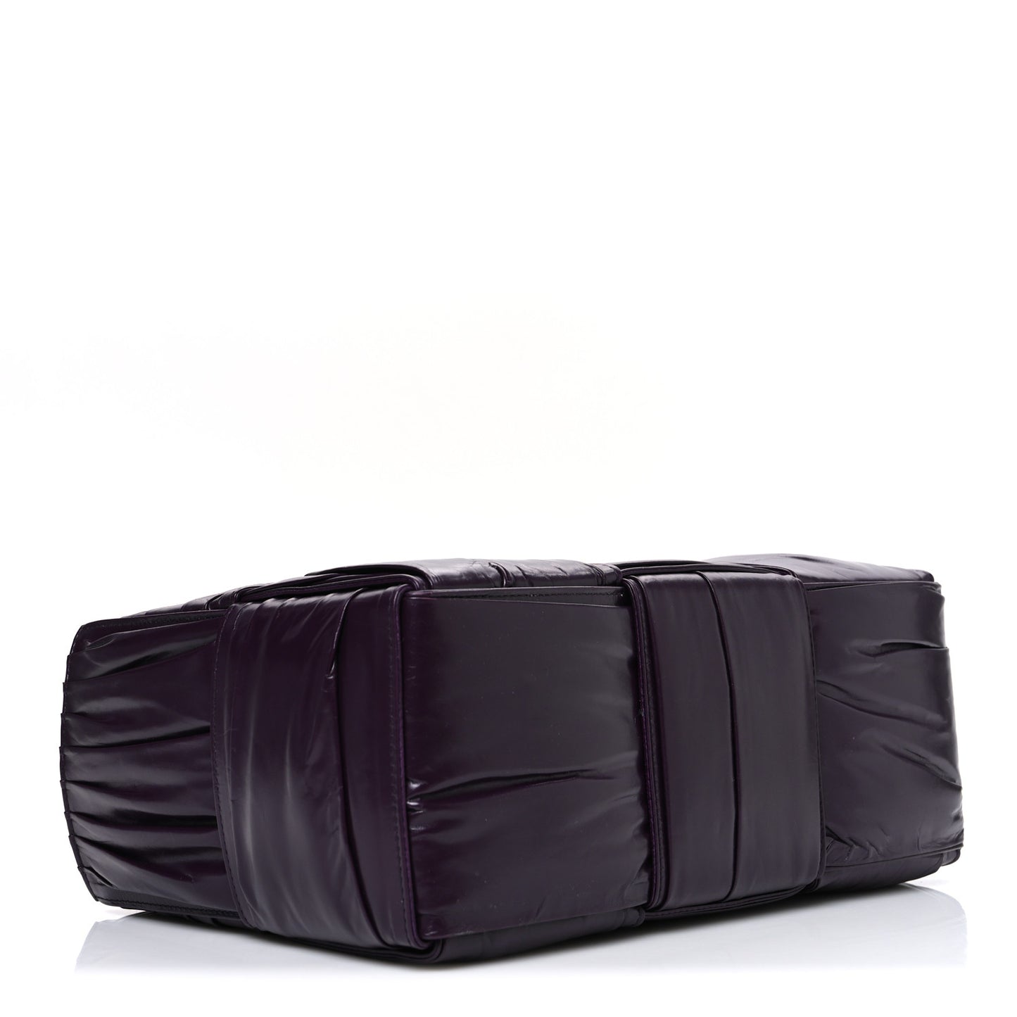 Foulard Intrecciato Pleated Medium Arco Tote Dark Mystic