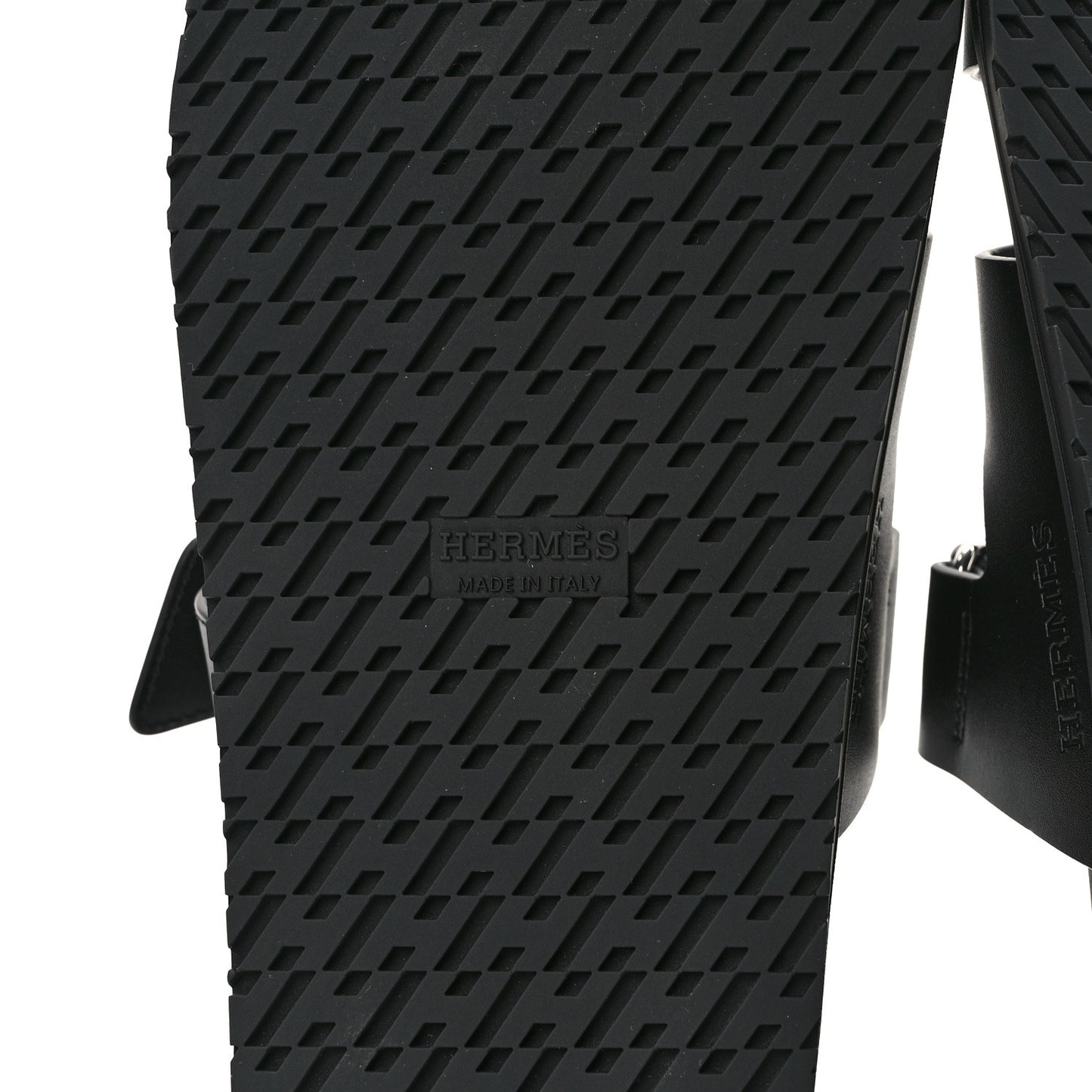 Calfskin Womens Chypre Sandals 40.5 Black