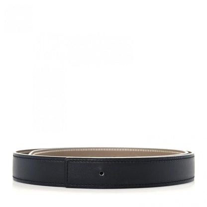 Hermes Swift Epsom 24mm Belt Strap 75 Black Etoupe 1 of 4