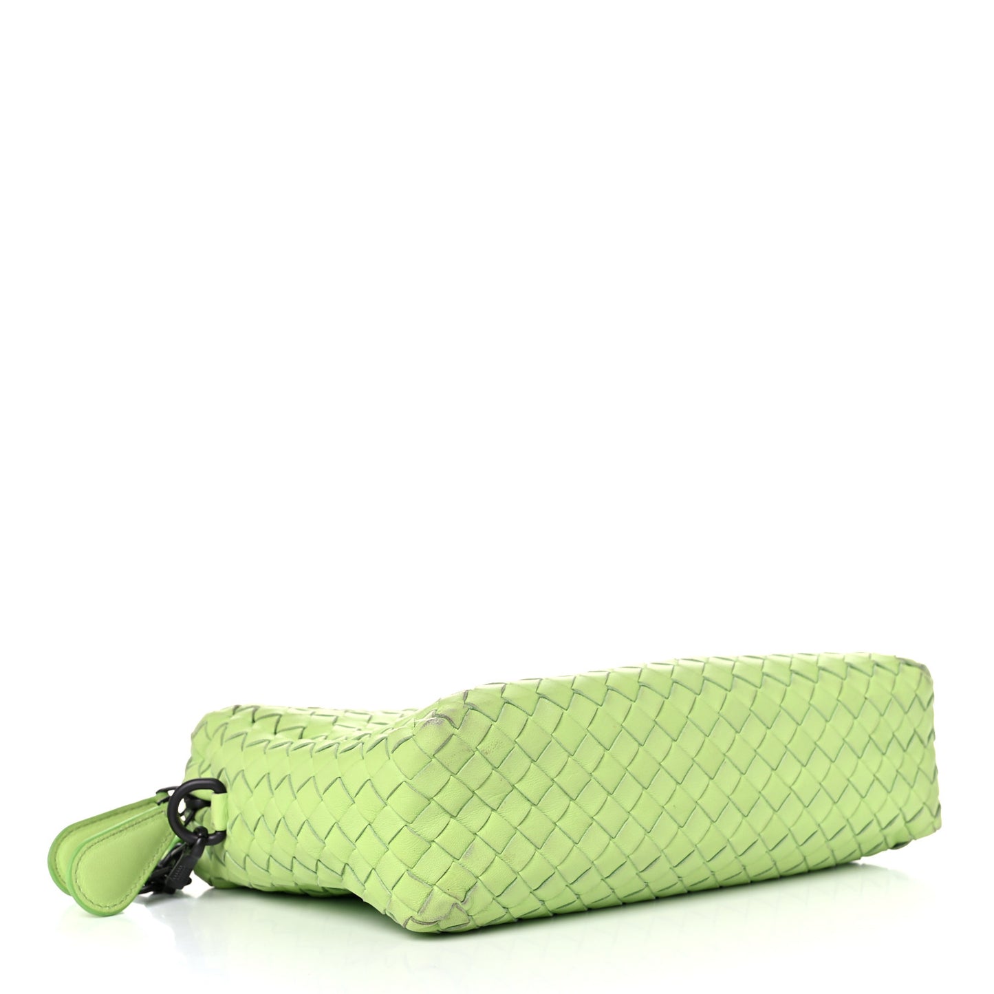 Nappa Intrecciato Crossbody Kiwi