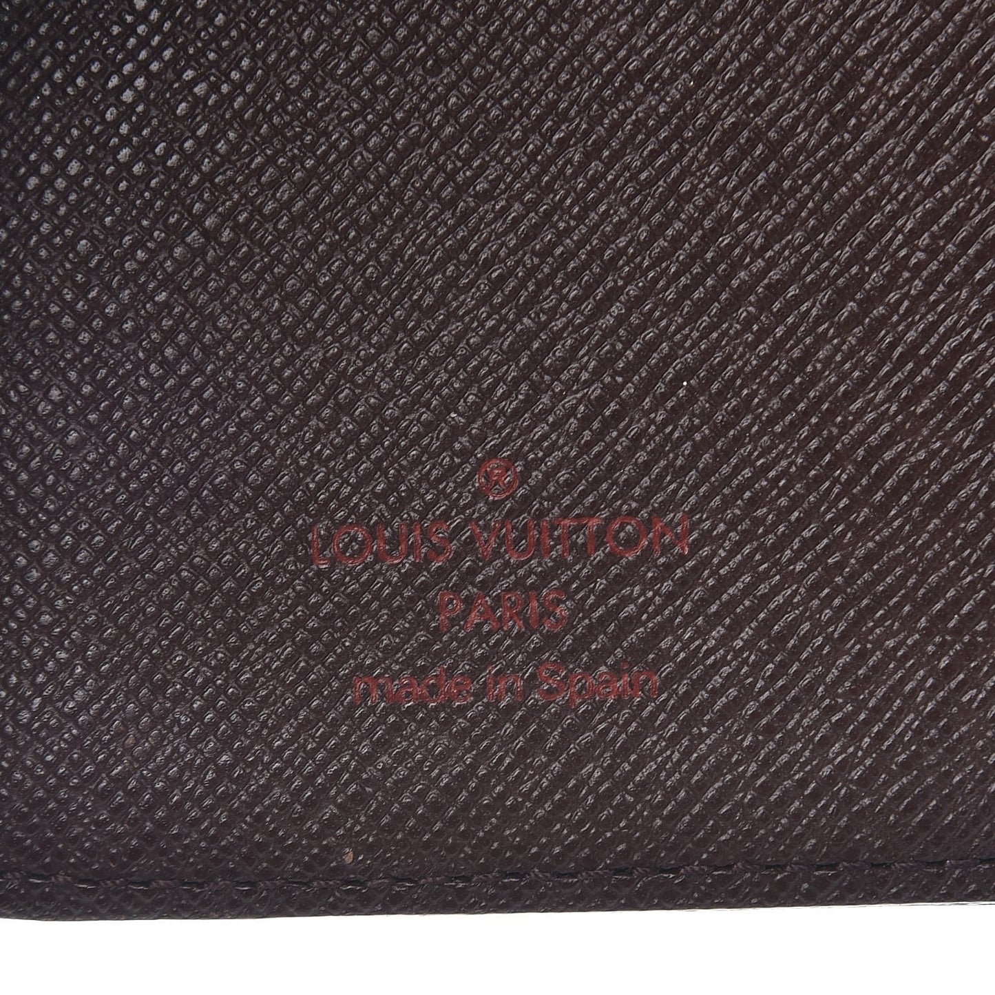 Damier Ebene Small Ring Agenda Cover