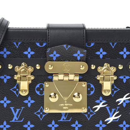 Louis Vuitton Monogram Petite Malle Blue Black 8 of 8