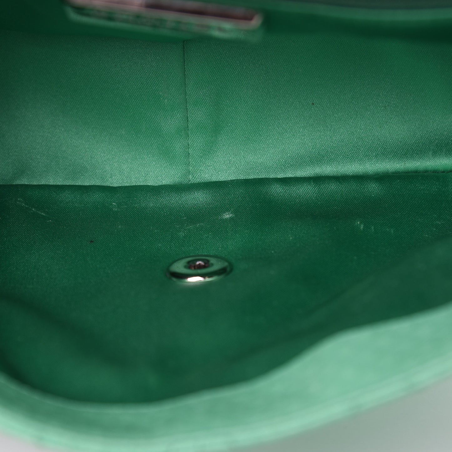 Elaphe Snakeskin Medium Easy Carry Flap Green