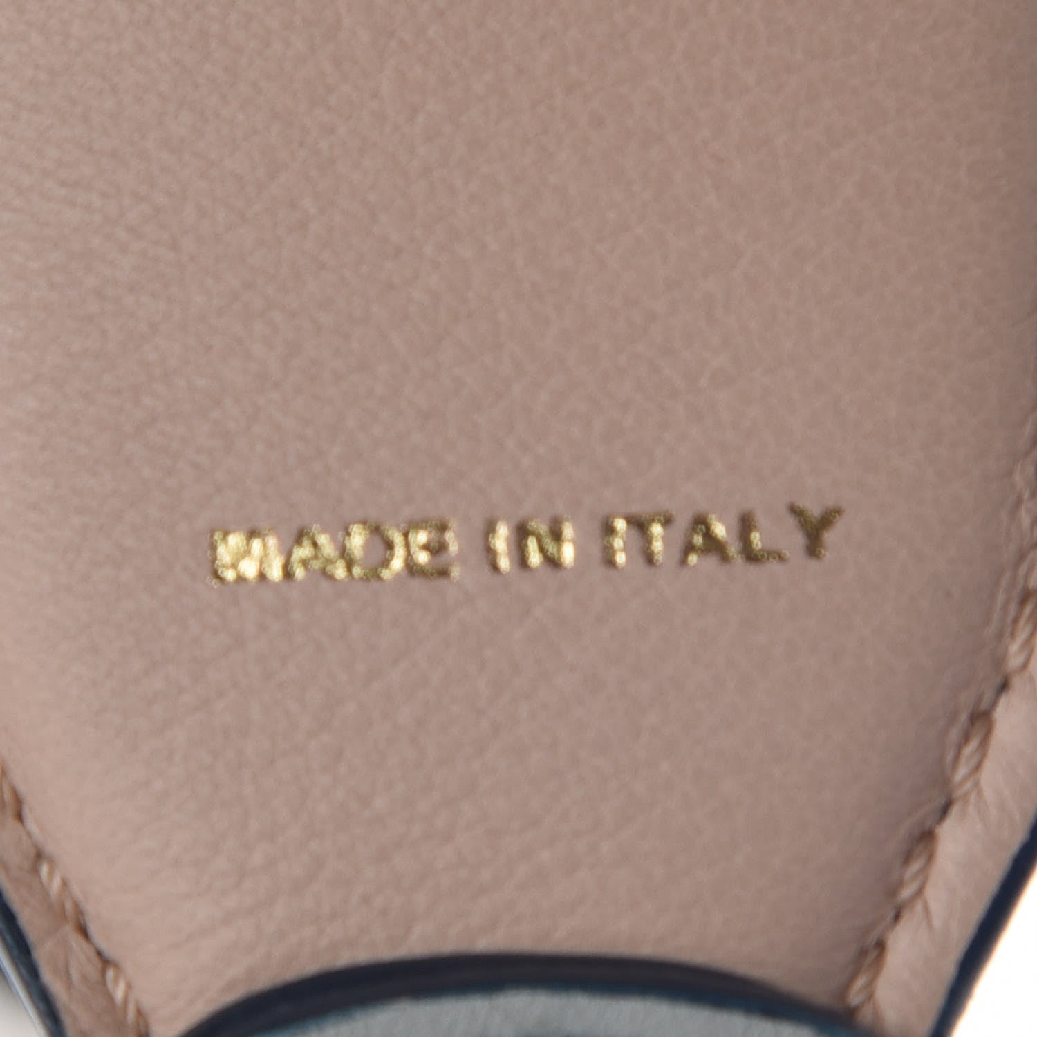Fendi Vitello Dolce Plexiglass Bi-Color Studded Strap You Grigio Perla Plaster Multicolor 5 of 5