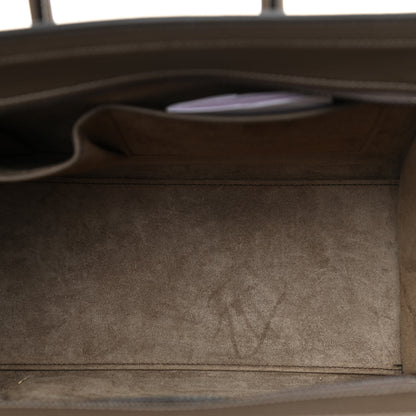 Celine Drummed Calfskin Micro Luggage Souris 5 of 9