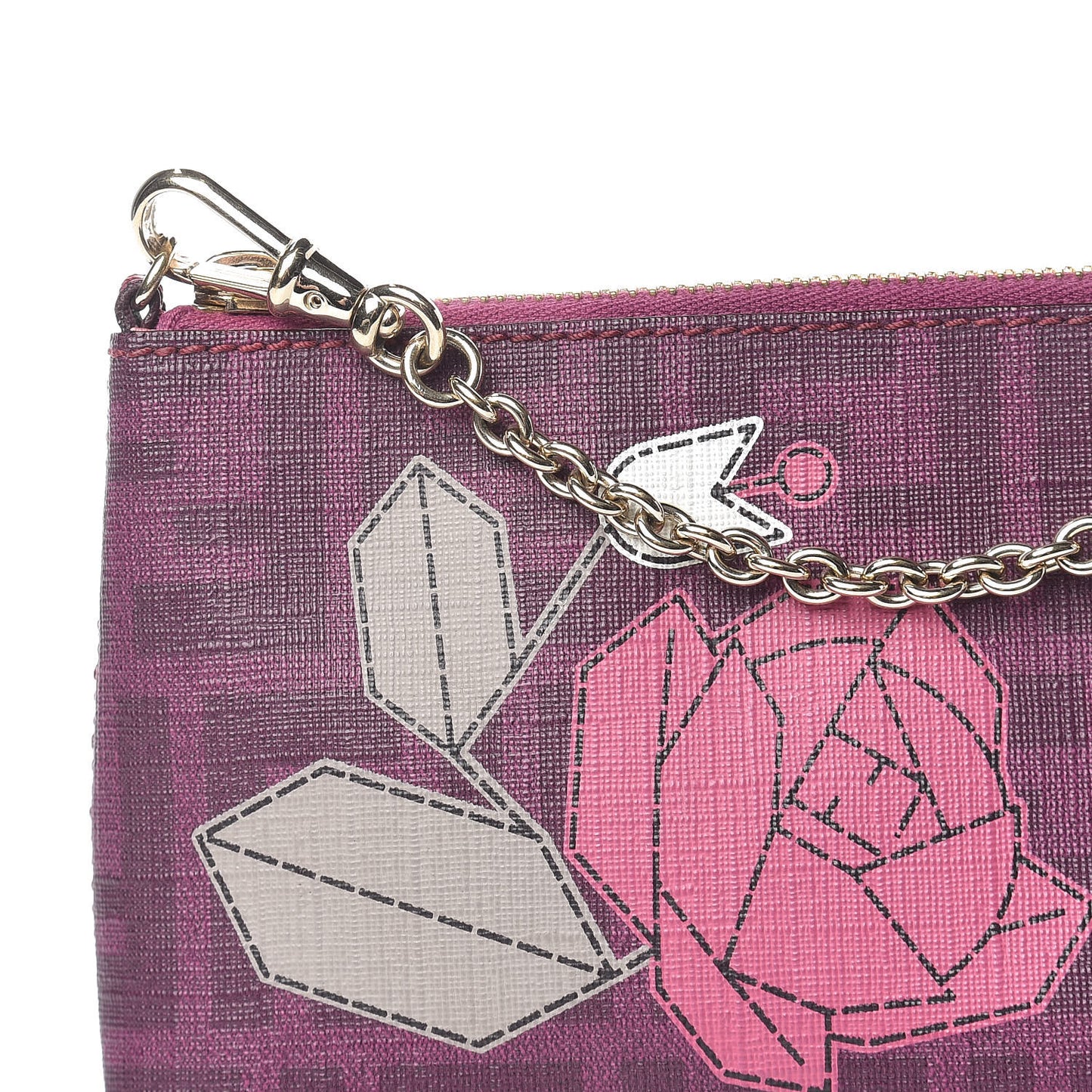 Zucca Spalmati Rose Ladybug Pochette Ciclamino