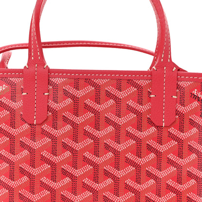 Goyard Goyardine Le Jardin Poitiers Tote PM Fuchsia 8 of 10