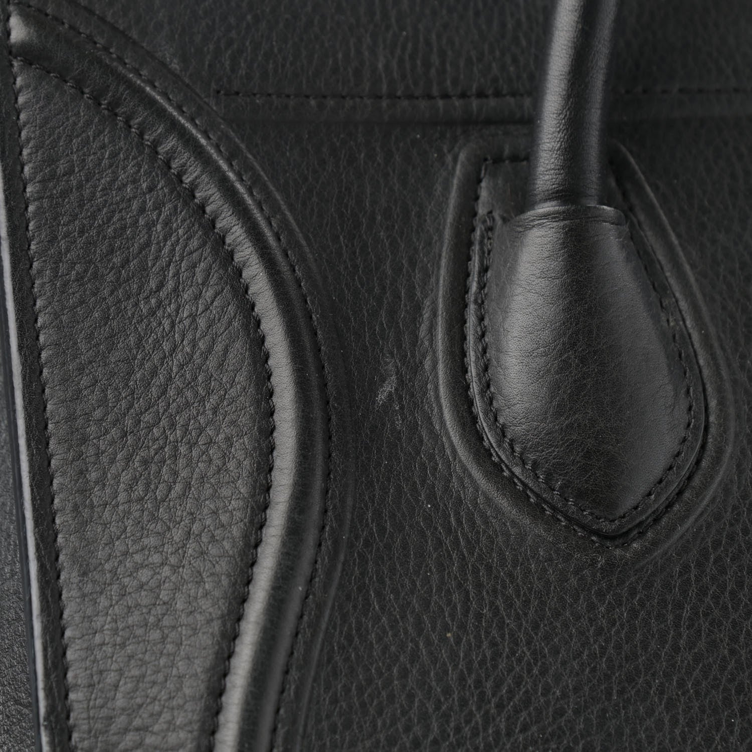 Celine Supple Calfskin Medium Phantom Luggage Black 17 of 22