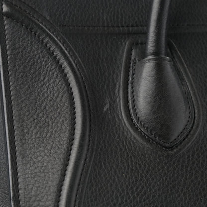 Celine Supple Calfskin Medium Phantom Luggage Black 17 of 22