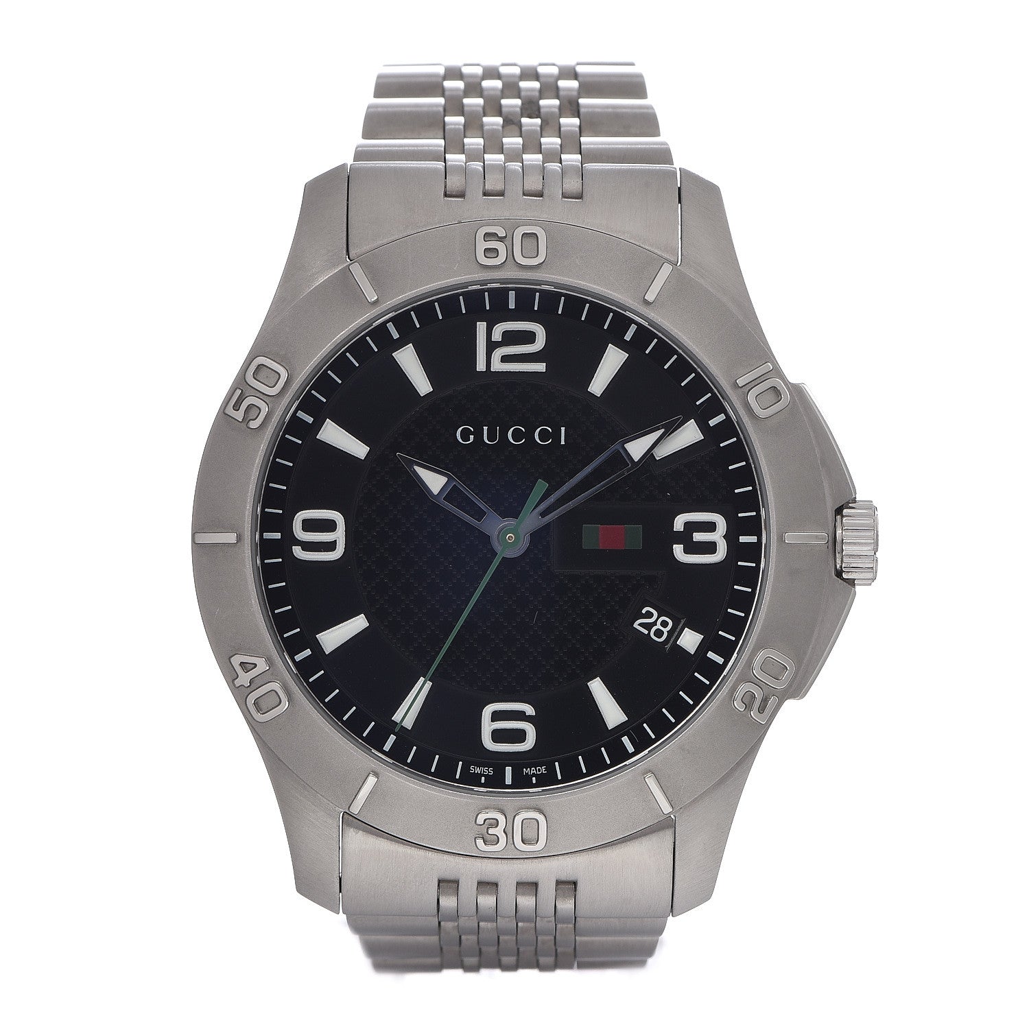 Gucci Stainless Steel 45mm G-Timeless Quartz Watch Black 1 of 13