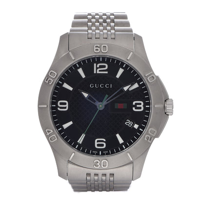 Gucci Stainless Steel 45mm G-Timeless Quartz Watch Black 1 of 13