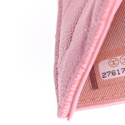 Chanel Iridescent Caviar Quilted Small Flap Wallet Rose Pink 6 of 6