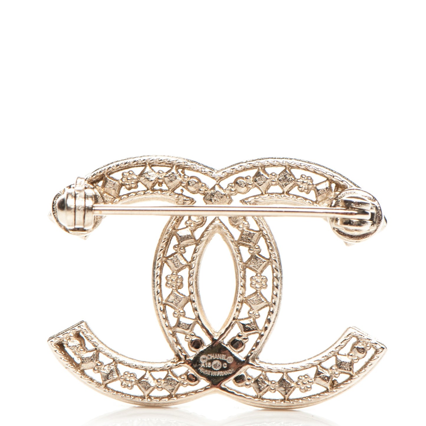 CC Small Brooch Light Gold
