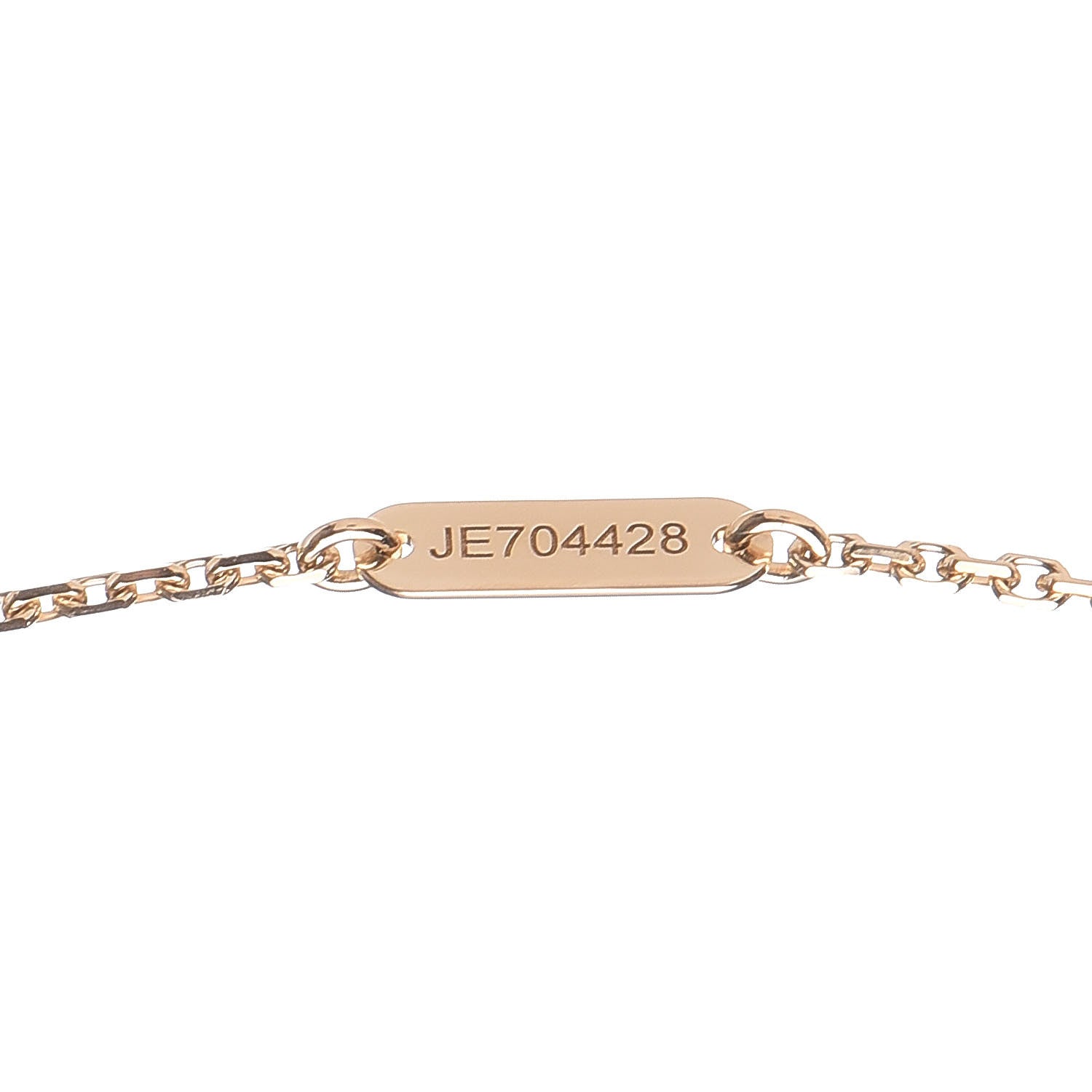 Van Cleef & Arpels 18K Yellow Gold Mother of Pearl Vintage Alhambra Pendant Necklace 6 of 7