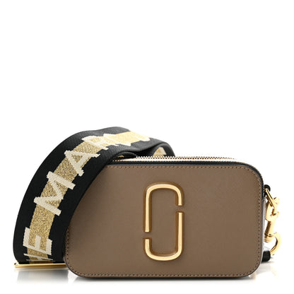 Marc Jacobs Saffiano Small Snapshot Camera Bag Sandcastle 1 of 12