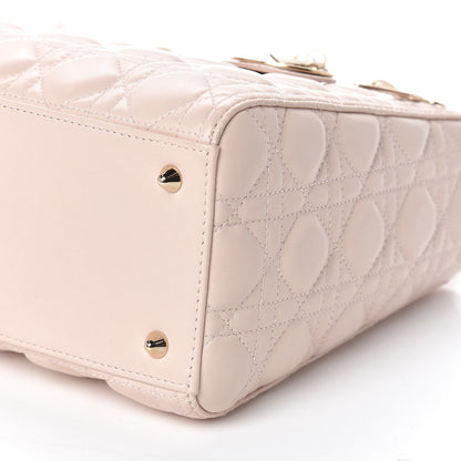 Christian Dior Lambskin Cannage Medium Lady Dior Light Pink 9 of 10