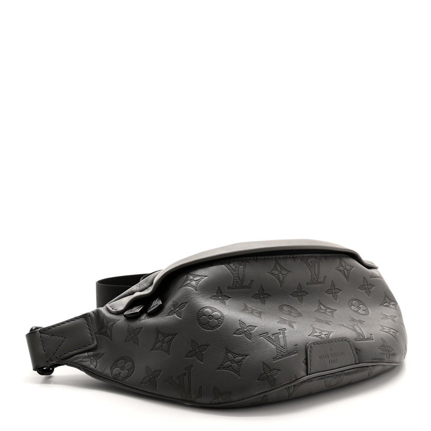 Calfskin Monogram Shadow Discovery Bumbag PM Gray