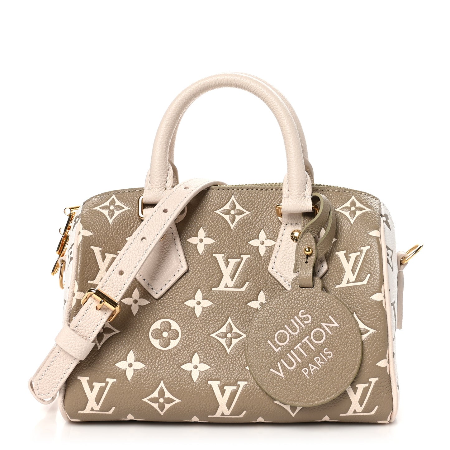 Empreinte Monogram Spring in the City Speedy Bandouliere 20 Kaki Beige Cream