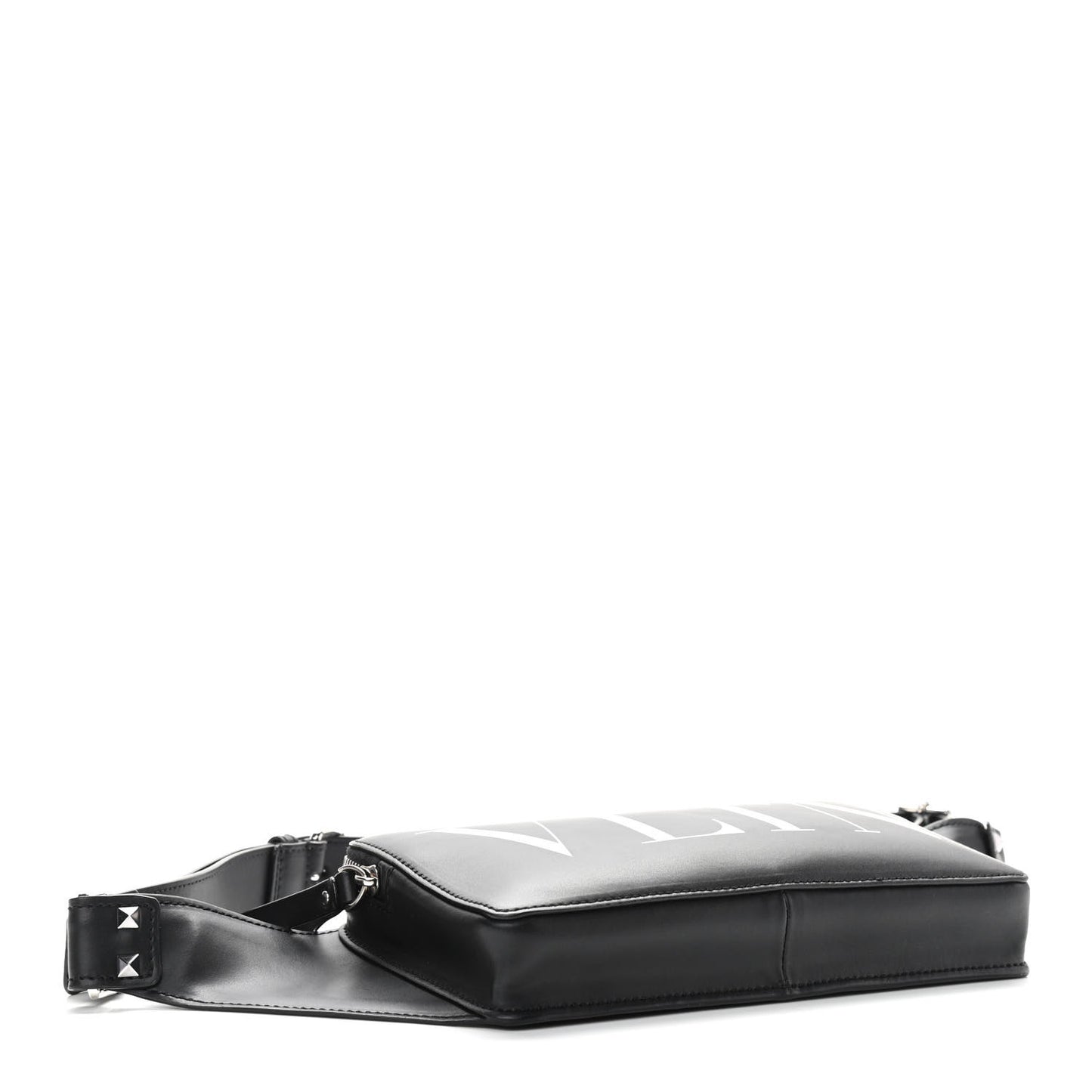 Calfskin VLTN Belt Bag Black White