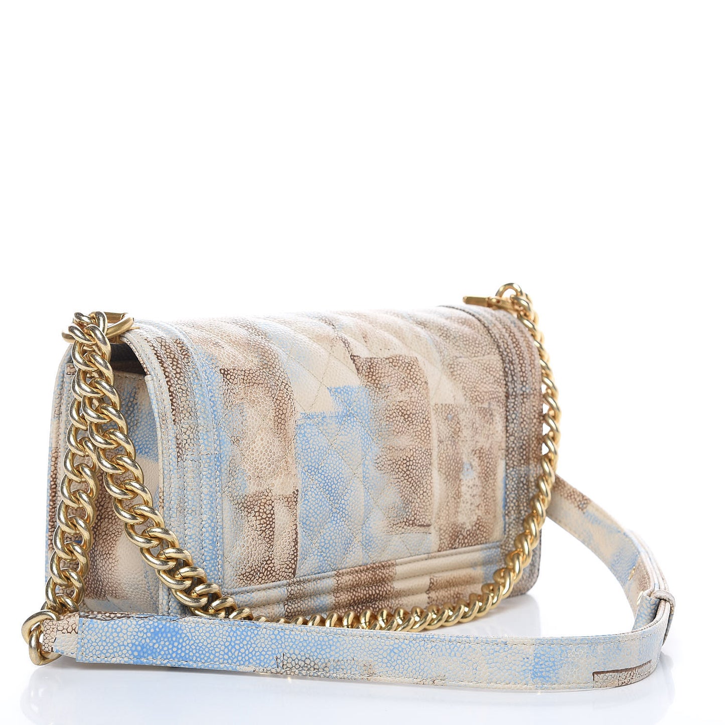 Painted Caviar Medium Boy In Cuba Flap Multicolor