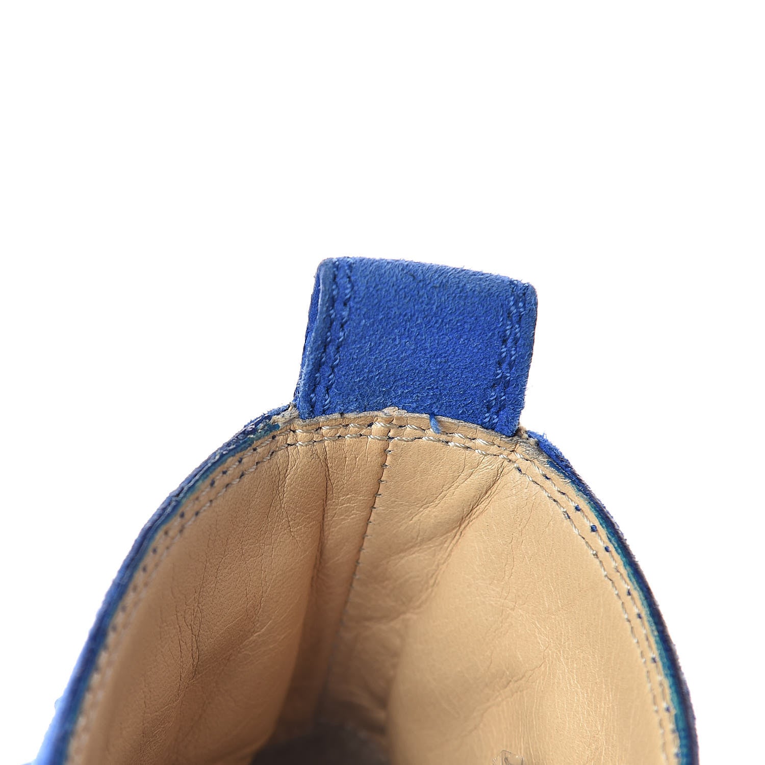 Christian Louboutin Suede Mens Louis Spikes Flat Sneakers 43 Azzurro 9 of 10