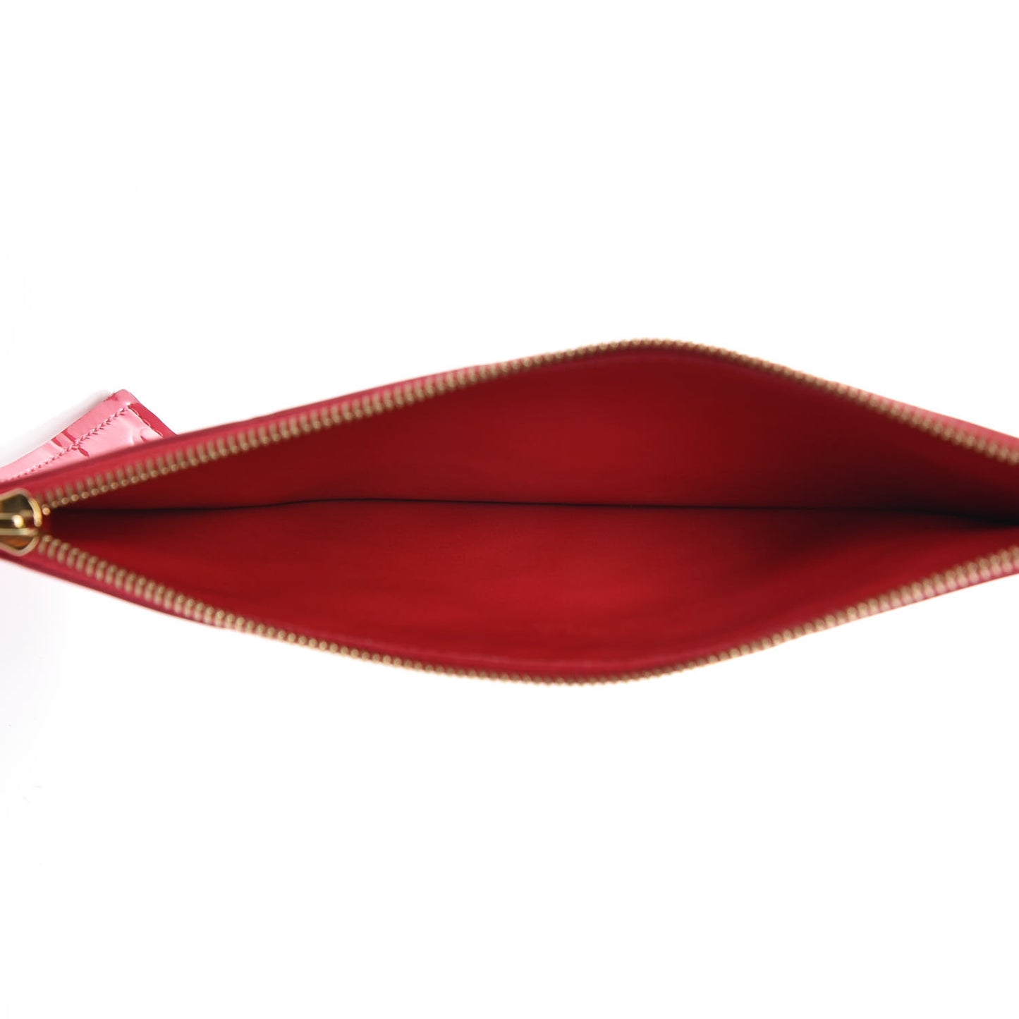 Vernis Felicie Chain Wallet Zippered Insert Hot Pink