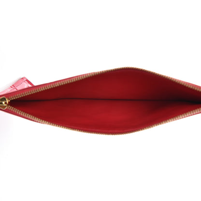 Louis Vuitton Vernis Felicie Chain Wallet Zippered Insert Hot Pink 5 of 6