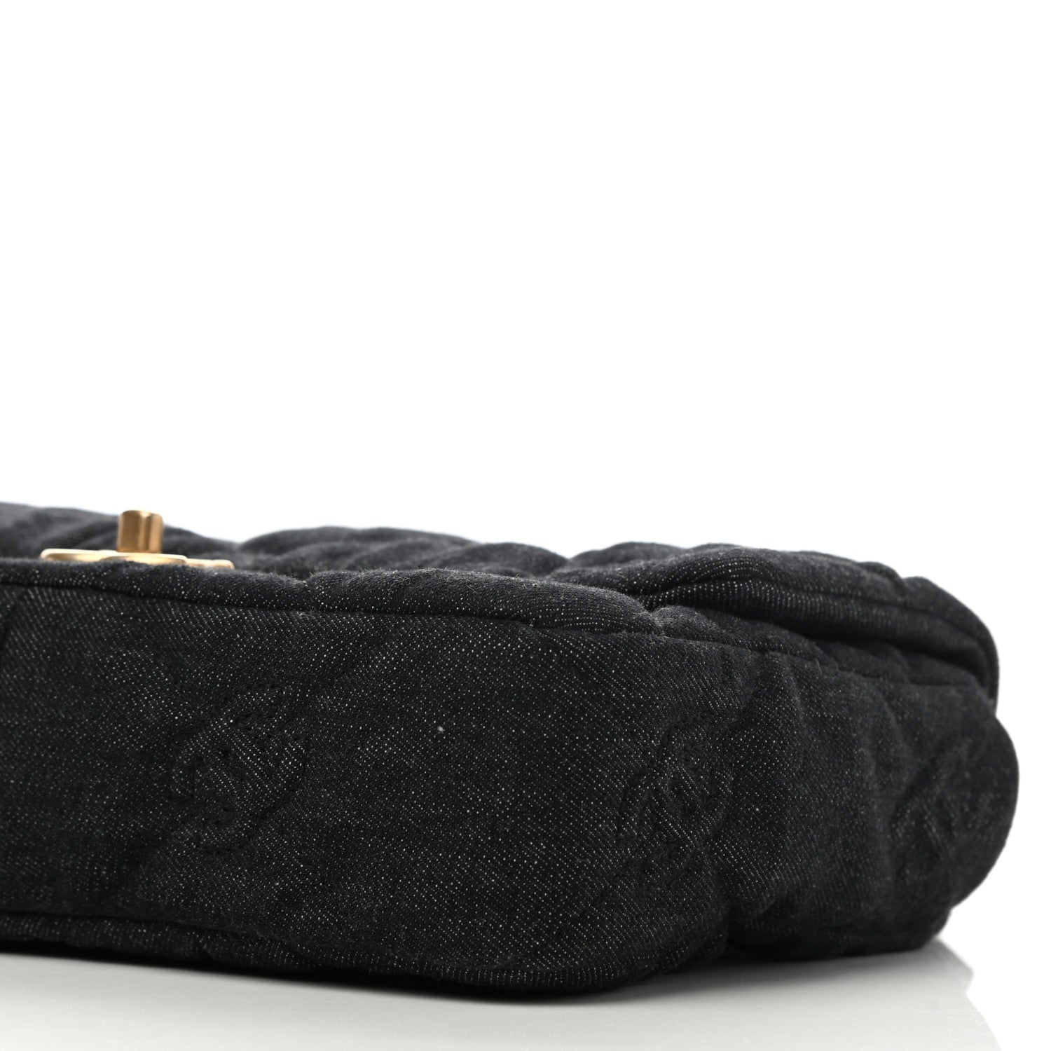 Chanel Denim Quilted Medium Funky Town Flap Black 9 of 10