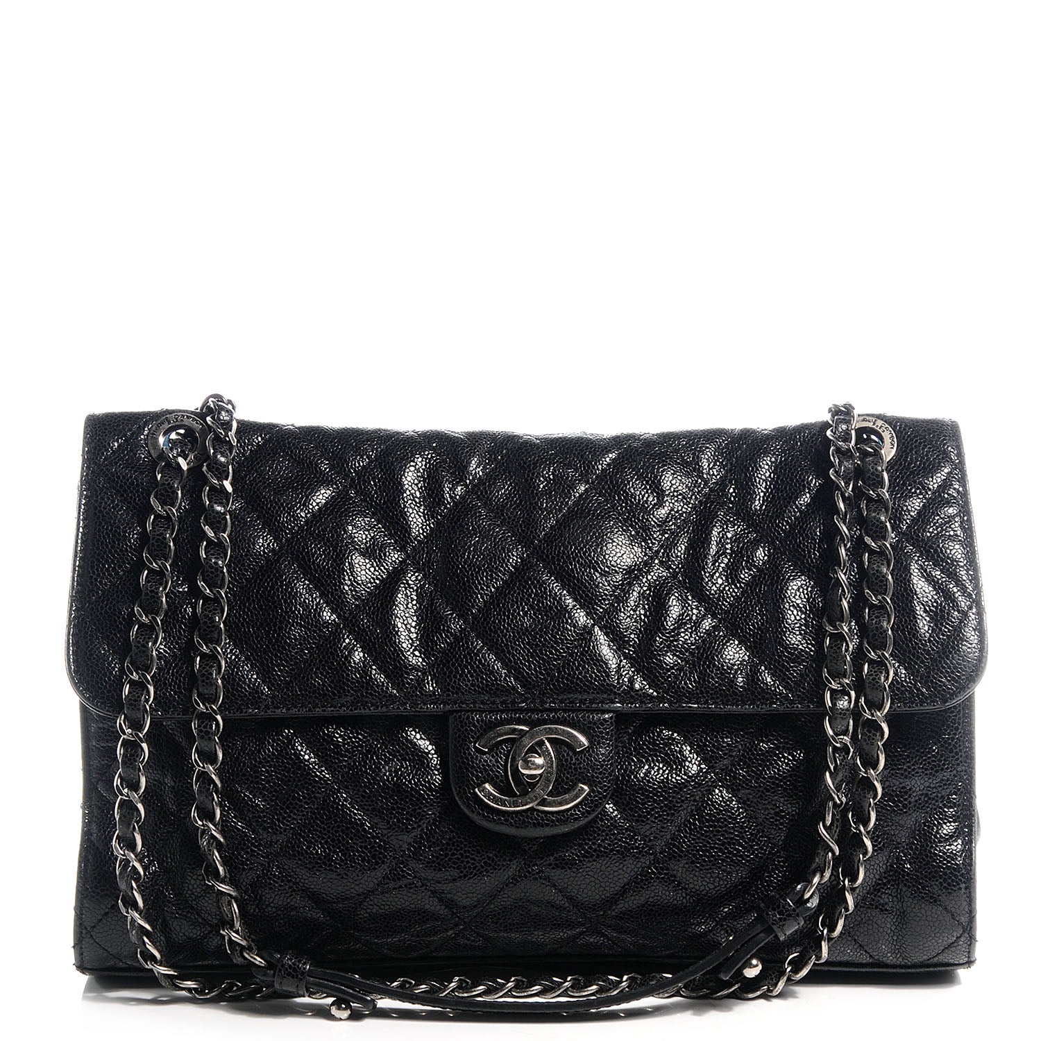 Chanel Caviar CC Crave Jumbo Flap Black 1 of 8