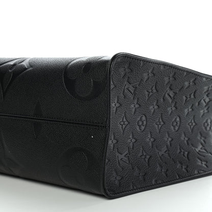 Louis Vuitton Empreinte Monogram Giant Onthego MM Black 10 of 10