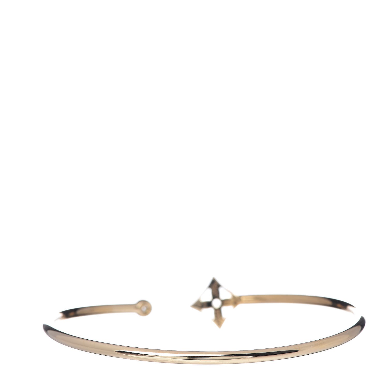 Louis Vuitton 18K Yellow Gold Diamond Idylle Blossom Twist Bracelet 3 of 5