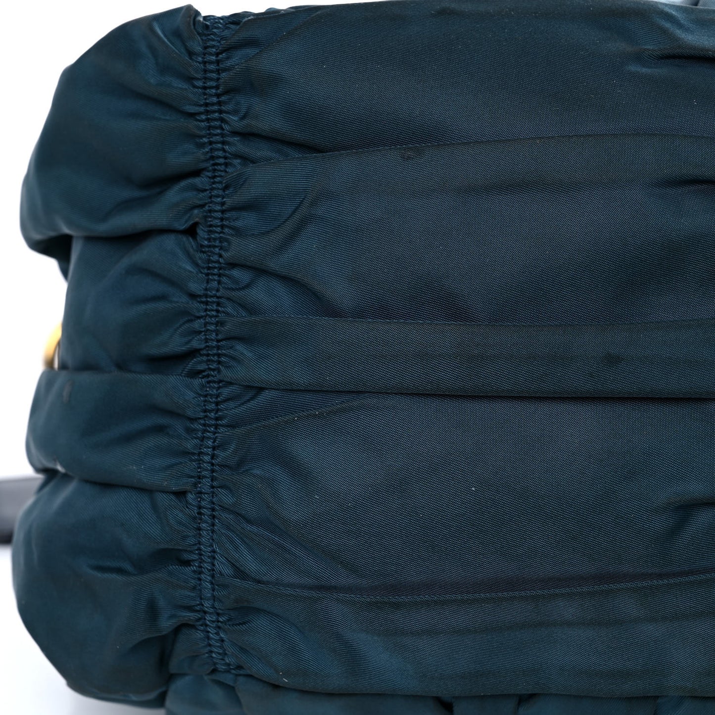 Tessuto Nylon Nappa Gaufre Shopping Satchel Baltico