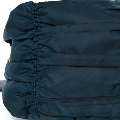 Prada Tessuto Nylon Nappa Gaufre Shopping Satchel Baltico 18 of 49